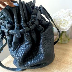 Alexander Wang Pebbled Diego Bucket Bag
